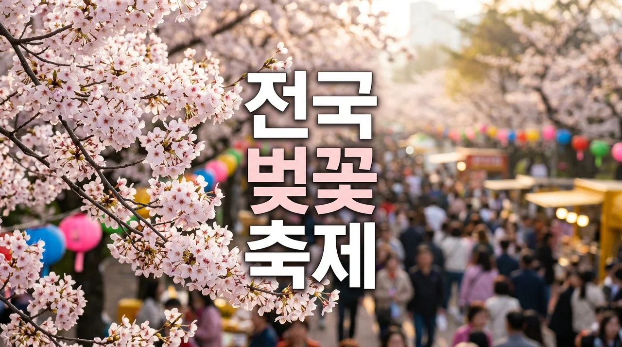 2026 전국 벚꽃 축제 완벽 가이드: 개화시기부터 명소까지
