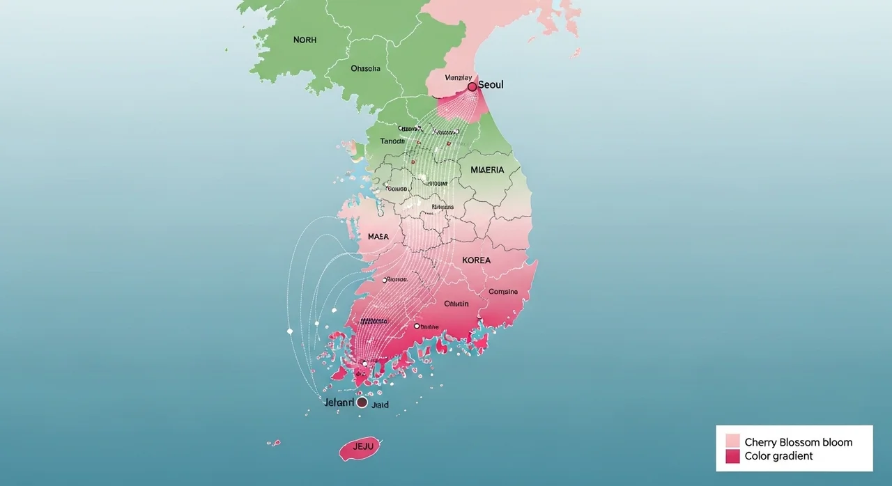 2026 전국 벚꽃 개화 시기 예측과 주요 지역별 특징