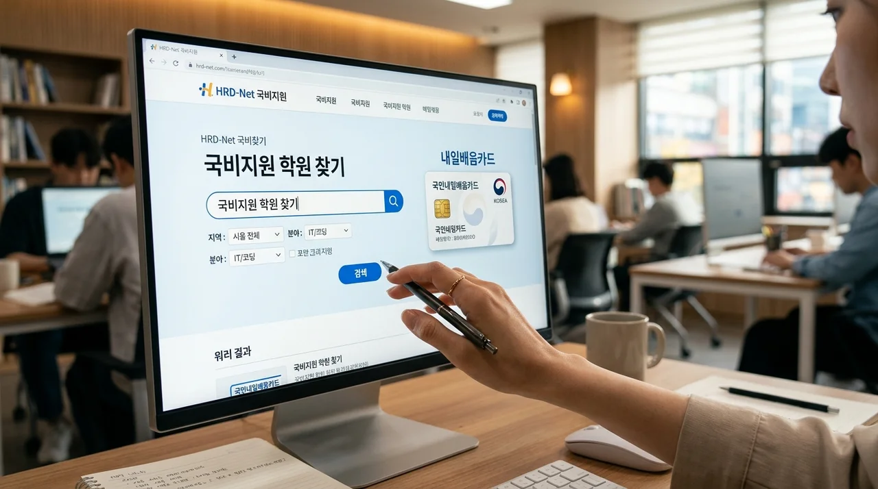 국비지원 학원 찾기 완벽 가이드: 내일배움카드부터 성공 취업까지
