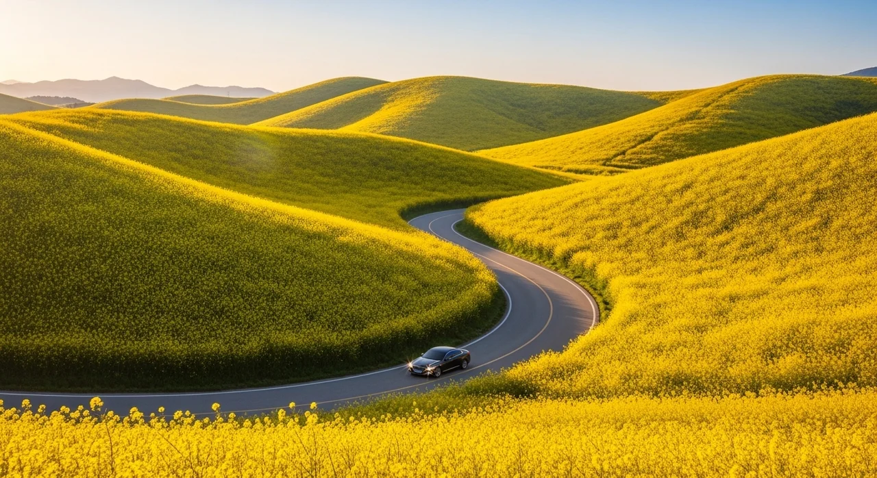 수도권 근교의 노란 물결, 이천 산수유 마을 드라이브