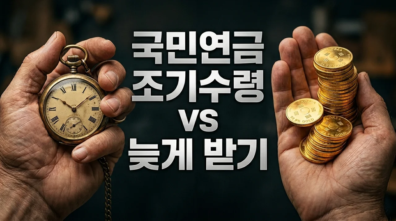 국민연금 조기수령 vs 늦게 받기: 당신의 노후 1억이 걸린 선택