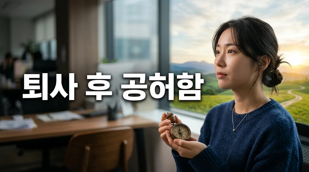 퇴사 후 공허함 심리적 자산으로 극복하기: 미리 쌓아야 할 이유