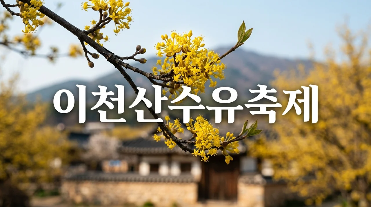 2026 이천산수유축제 완벽 가이드: 개화부터 주차, 데이트 코스까지