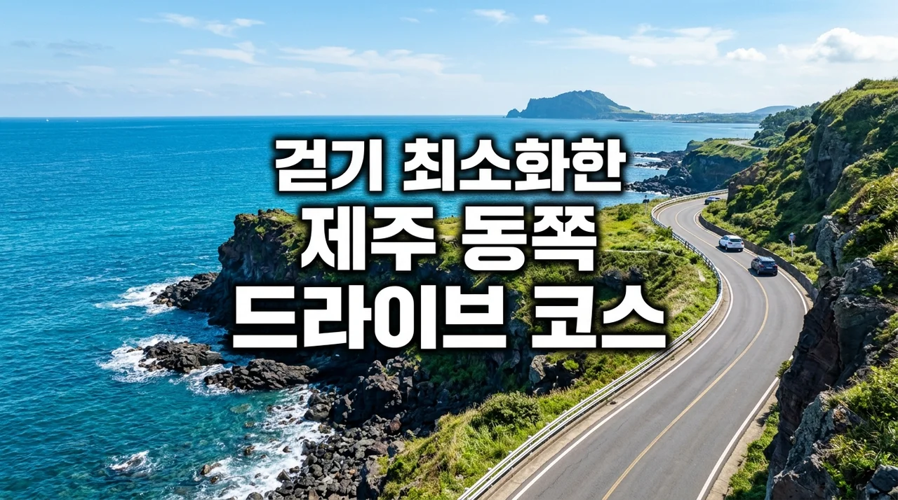 걷기 최소화한 제주 동쪽 드라이브 코스: 차 안에서 즐기는 완벽한 비경