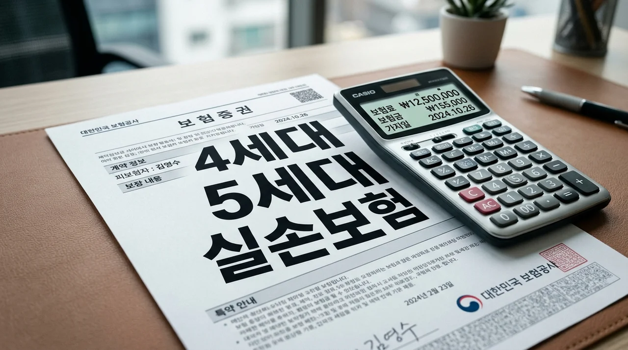 4세대 5세대 실손보험 완벽 비교: 나에게 맞는 최적의 선택은?