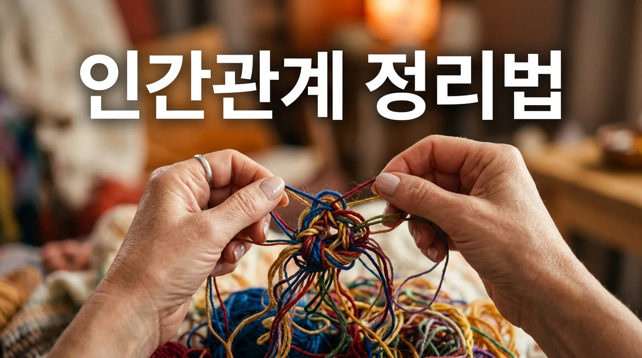 인간관계 정리법: 나를 위한 건강한 관계 재정립 가이드
