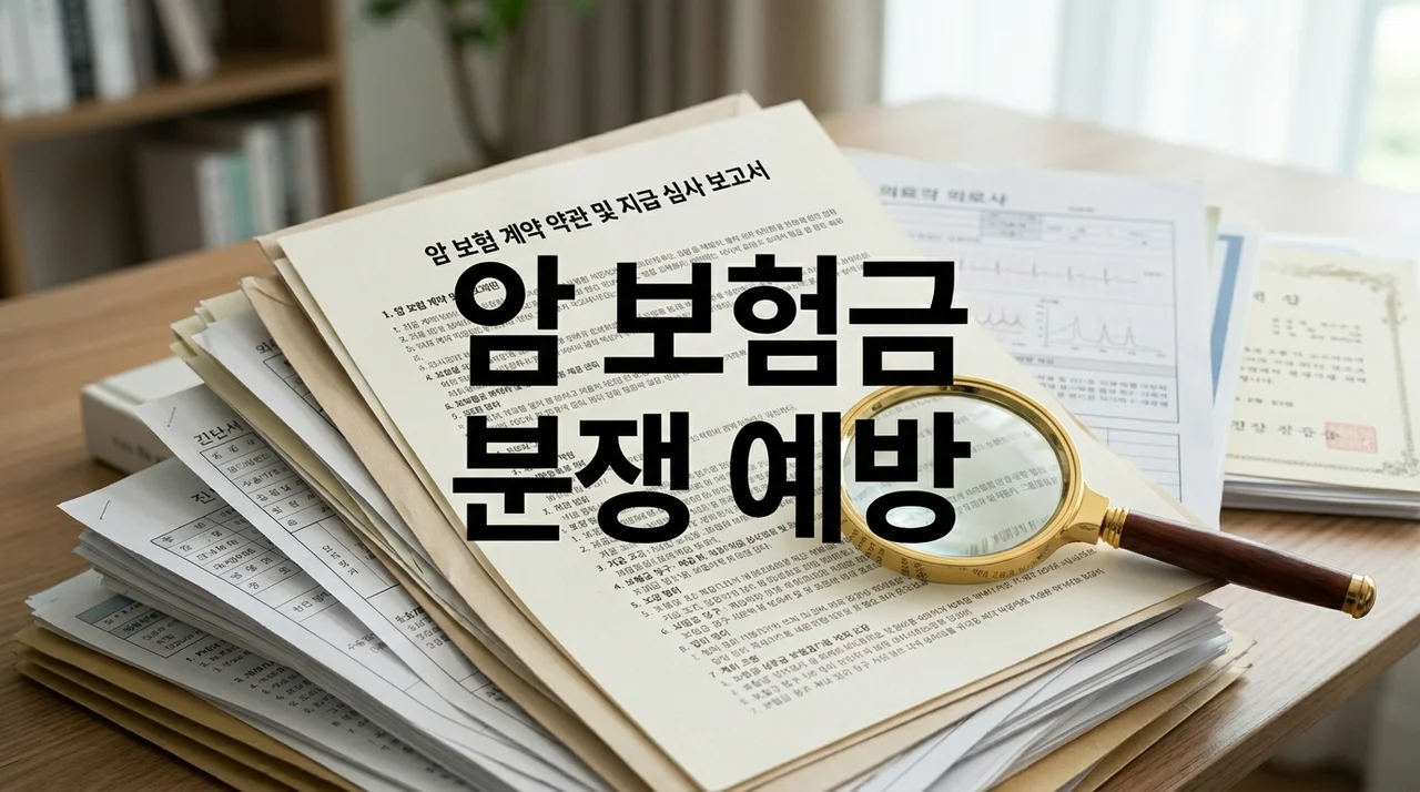 암 보험금 분쟁 현명하게 대비하고 성공적으로 청구하는 법