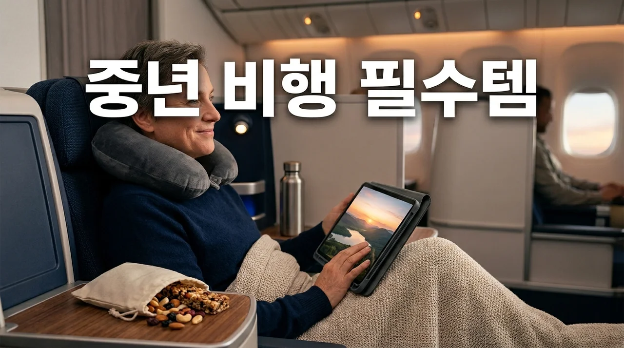 중년을 위한 장거리 비행 필수템: 편안하고 건강한 여행 완벽 가이드
