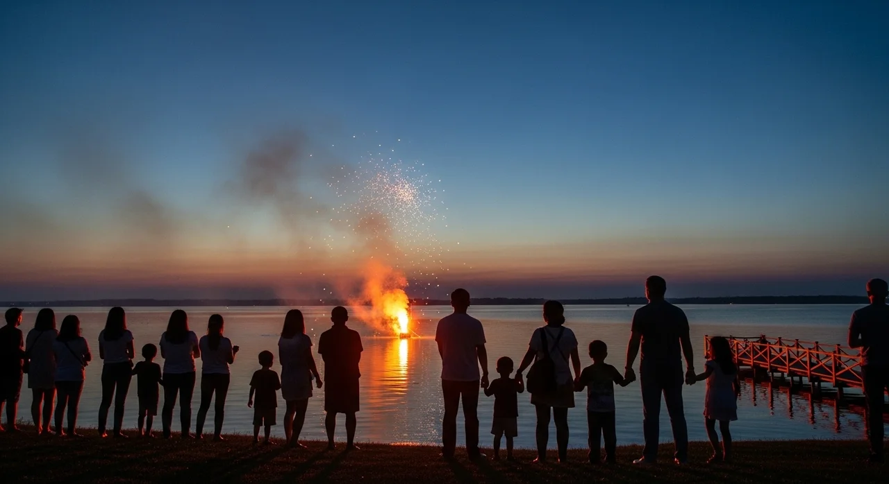 함안 낙화축제, 잊지 못할 추억을 만드는 마무리