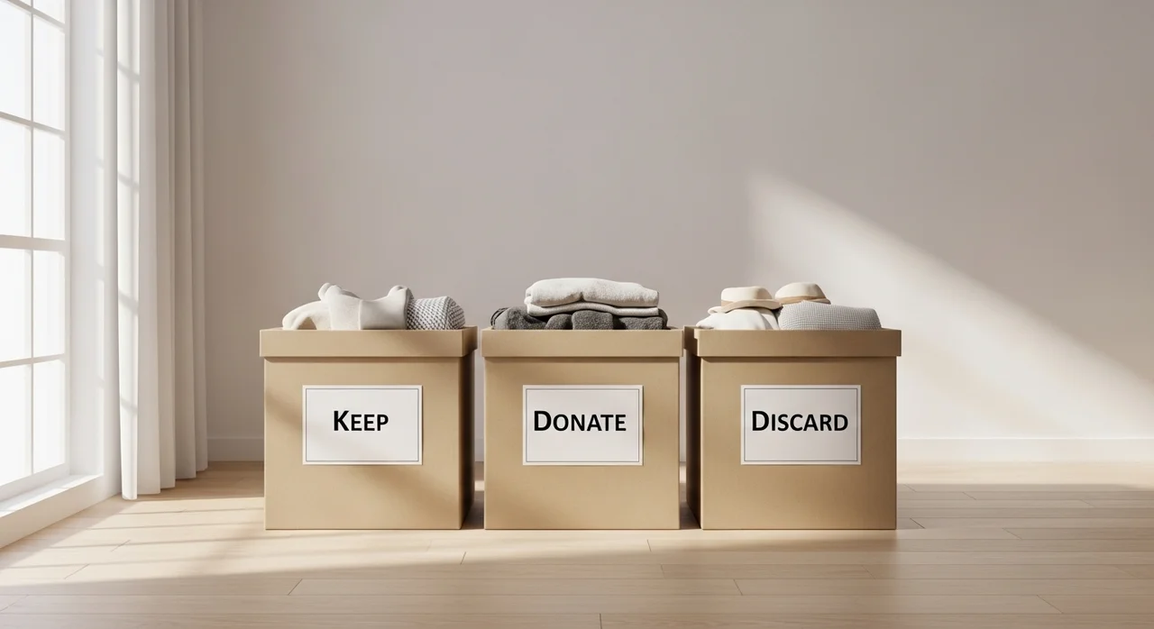 실패 없는 비우기를 위한 3단계 분류법