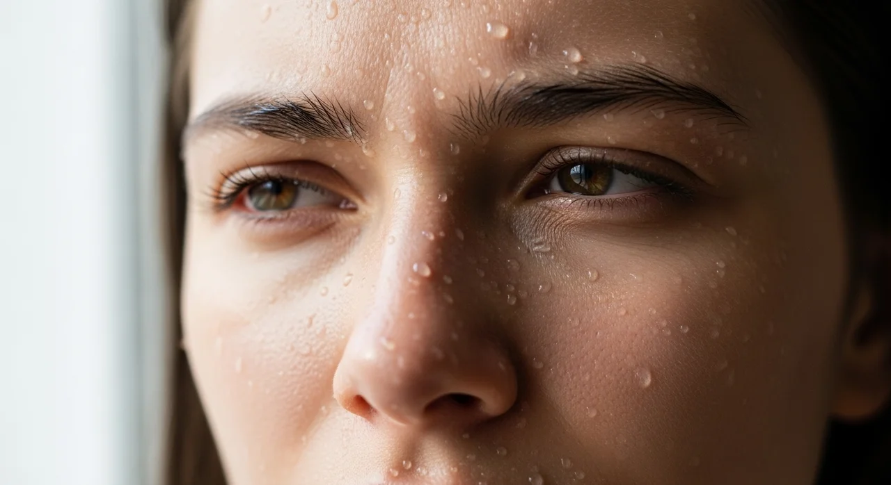 신호 1: 세안 후 심한 당김과 건조함