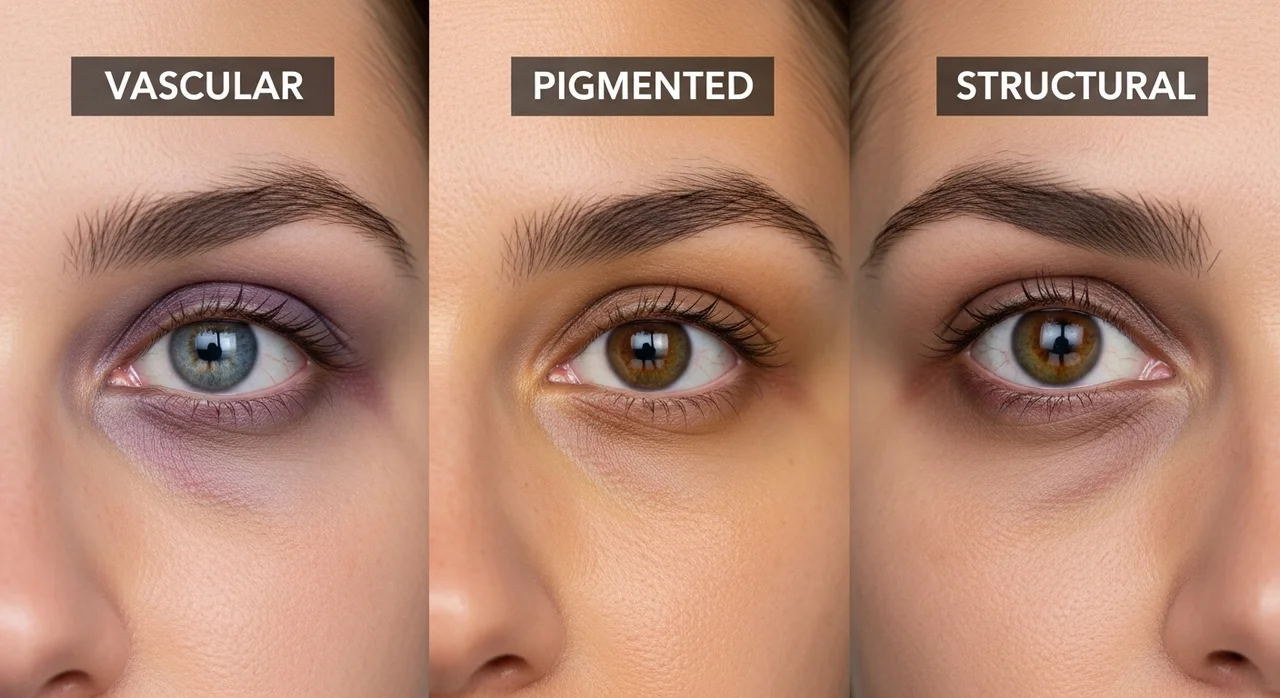 눈 밑 다크서클의 주요 원인 분석