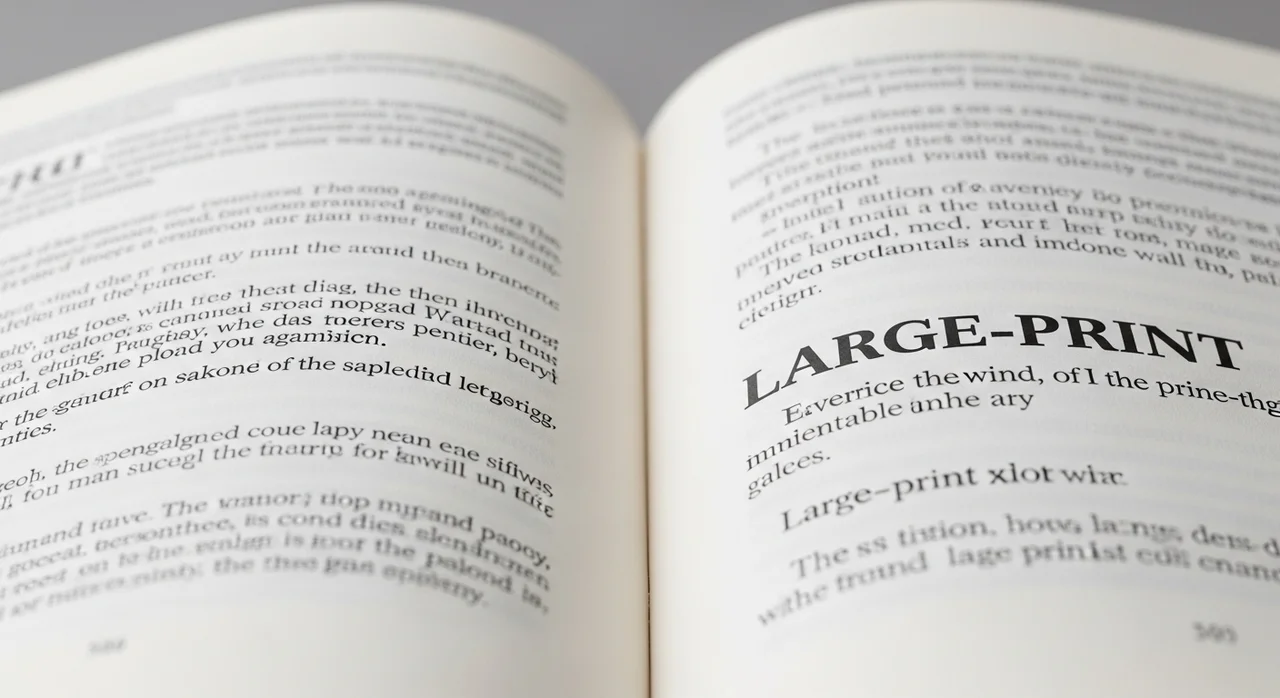 눈이 편안한 선택, 대활자본 도서의 매력